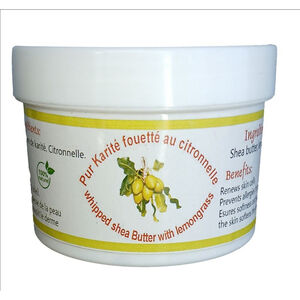 Songhai Organic Shea Butter Body Cream, 200ml, White